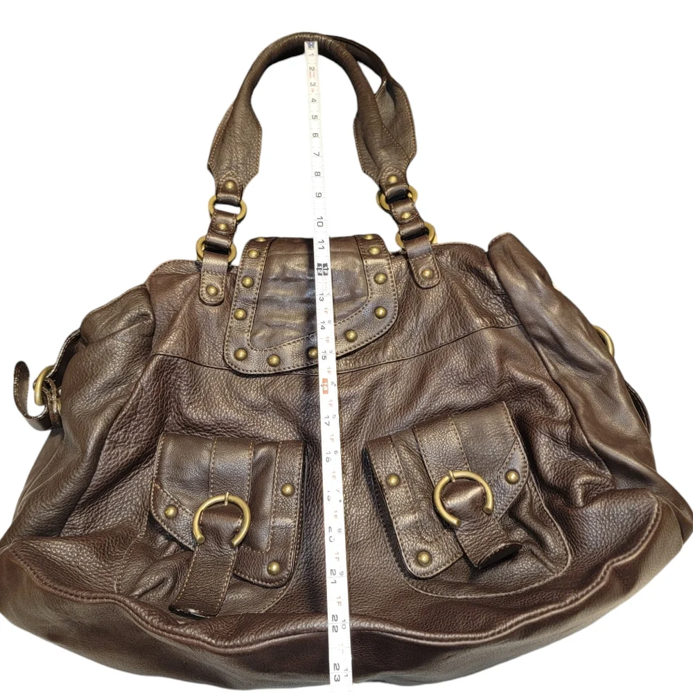 Toscana Italian Leather Hobo Large Bag